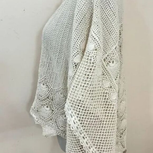 NWT Sparrow By Anthropologie Crochet Poncho XS/Small MSRP $118 - Picture 4 of 13